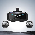 Pimax Crystal Super VR Headset, 3840x3840 per Eye, Ultrawide, 140° FOV, Eye- Tracking, Ultra-Sharp for Flight & Racing Simulators & Gaming, DP Connection with PC
