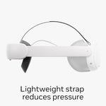 Meta Quest Elite Strap with Battery — Works with Meta Quest 3/3S — Up to 2 Extra Hours Playtime — Premium Comfort and Weight Distribution — Adjustable, Ergonomic Fit