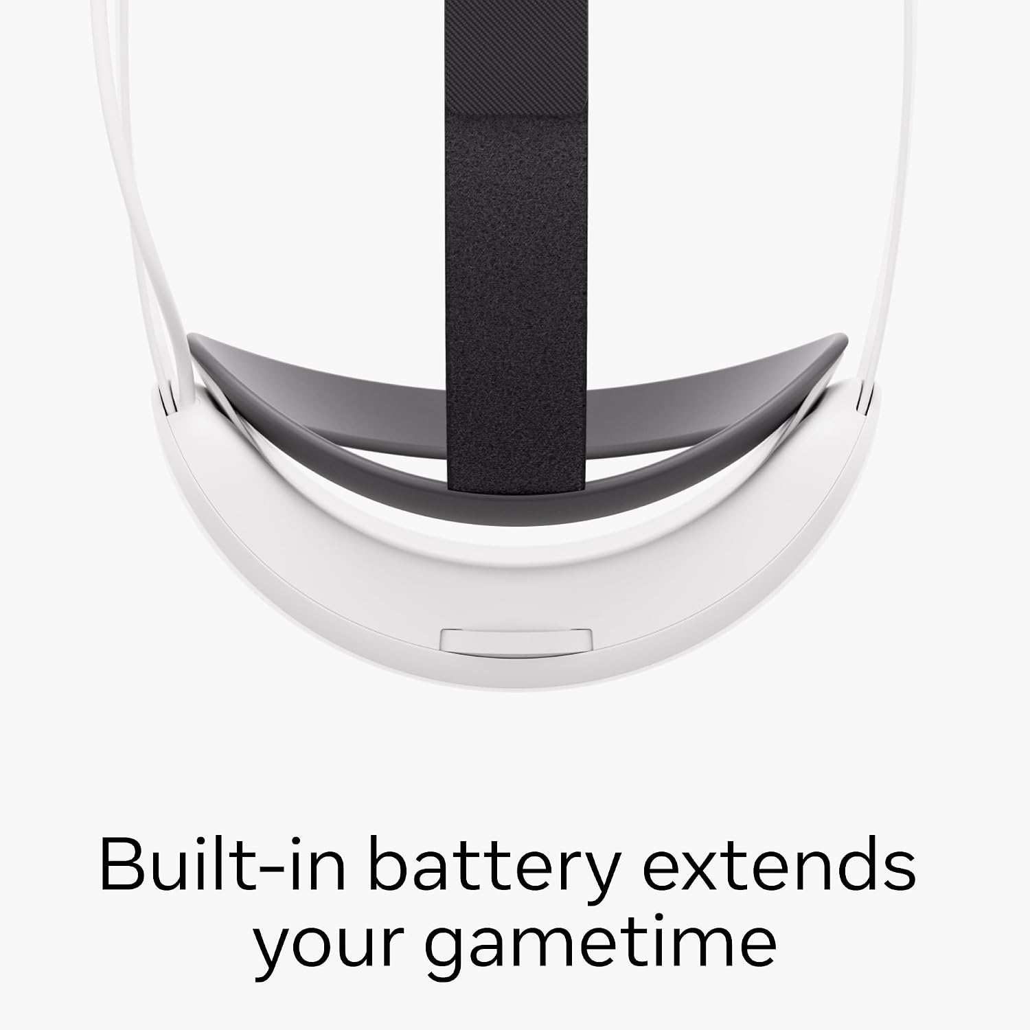 Meta Quest Elite Strap with Battery — Works with Meta Quest 3/3S — Up to 2 Extra Hours Playtime — Premium Comfort and Weight Distribution — Adjustable, Ergonomic Fit