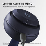 Beats Studio Pro Premium Wireless Over-Ear Headphones- Up to 40-Hour Battery Life, Active Noise Cancelling, Great for Travel & Commuting, USB-C Lossless Audio, Apple & Android Compatible - Navy