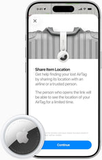 Apple AirTag (2nd Generation): Tracker for Keychain, Wallet, and More; Locator with Sound; Simple One-Tap Setup with iPhone or iPad; Key Finder with up to 1.5X Precision Finding Range