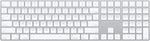 Apple Magic Keyboard with Numeric Keypad: Wireless, Bluetooth, Rechargeable. Works with Mac, iPad, or iPhone; US English - White