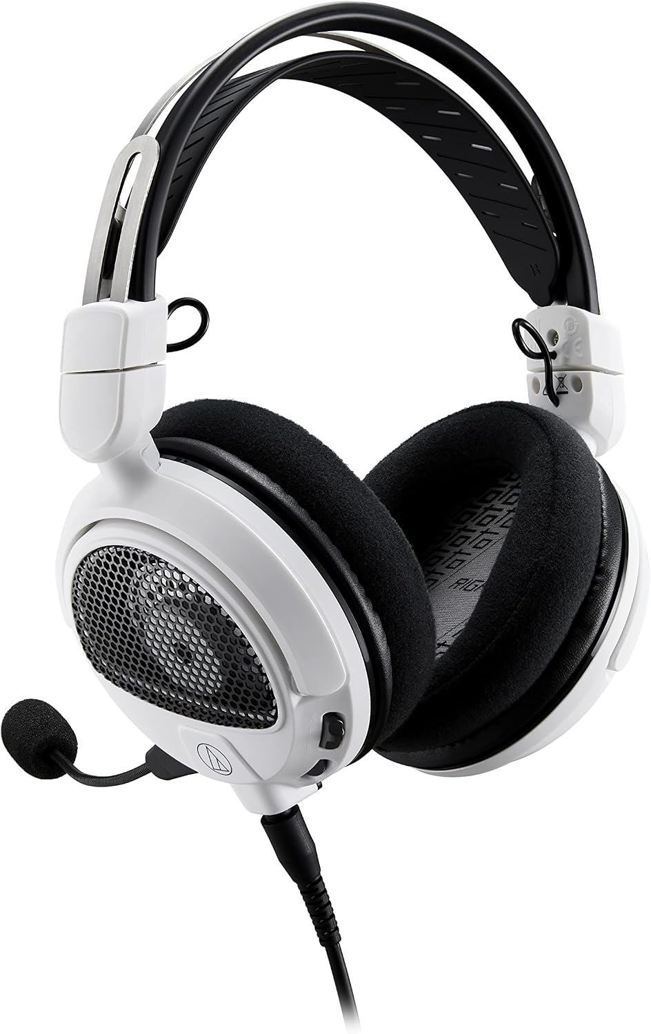 Audio-Technica ATH-GDL3WH Open-Back Wired Gaming Headset with 3 Year Amber Protection Plan (2022)