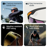 Meta Oakley Vanguard, White | Smart AI Glasses for Men, Women — Camera, Audio, Video Recording — Prizm™ Sapphire Lenses — Sunglasses