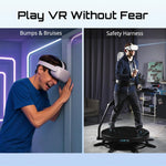 KAT Walk C2 VR Series | 360° Omnidirectional Walking Pad & Accessories for Immersive VR Gaming & Fitness | Compatible with SteamVR, Quest, Oculus | Core | US Size 9.5
