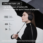 Sony WH-1000XM6 The Best Noise Canceling Wireless Headphones, HD NC Processor QN3, 12 Microphones, Adaptive NC Optimizer, Mastered by Engineers, Studio-Quality, 30-Hour Battery, Black