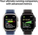 Apple Watch Ultra 3 [GPS + Cellular 49mm] Running & Multisport Smartwatch w/Rugged Titanium Case w/Black Ocean Band. Satellite Communications, Advanced Health & Fitness Tracking
