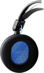 Audio-Technica ATH-GDL3BK Open-Back Wired Gaming Headset - Black/Blue with an Additional 1 Year Extended Amber Protection (2022)